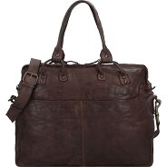 Harold's Submarine Briefcase Leer 40 cm Laptopcompartiment Productbeeld