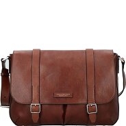 The Bridge Cesare Aktetas Messenger Leer 38 cm Laptop compartiment Productbeeld