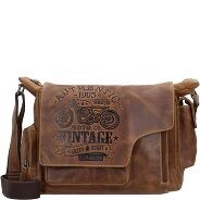 Greenburry Vintage Café Racer Messenger Leer 39 cm Productbeeld