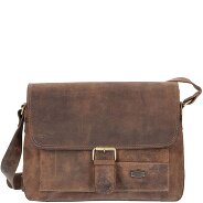 Harold's Antieke Messenger 32 cm Leder Laptopcompartiment Productbeeld