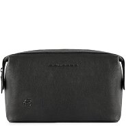 Piquadro Black Square Toilettas Leer 23 cm Productbeeld