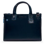 Piquadro Blue Square Shopper Tas Leer 38 cm Laptop compartiment met uitbreidingsplooi Productbeeld