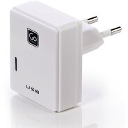 Go Travel Dubbele USB oplader voor Micro USB + Apple apparaten UK Productbeeld