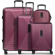 Redolz Essentials 14 4-wiel kofferset + beautycase 4 stuks met stretchvouw Productbeeld