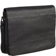 Leonhard Heyden Hamburg Messenger Leder 32 cm Laptopcompartiment Productbeeld