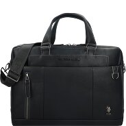 U.S. Polo Assn. Cambridge aktetas Leer 45 cm Laptopcompartiment Productbeeld