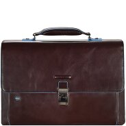 Piquadro Blue Square Briefcase II Leather 40 cm Laptopcompartiment Productbeeld