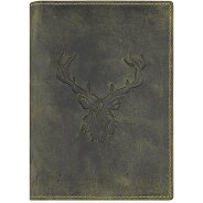 Greenburry Vintage Stag ID Case Leer 12 cm Productbeeld Greenburry Vintage Stag ID Case Leer 12 cm Productbeeld