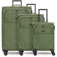 Redolz Essentials 12 THREE SET 4 wielen Kofferset 3-delig met uitbreidingsplooi Productbeeld