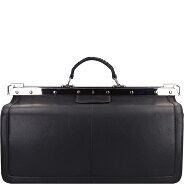 Greenland Nature Zwart nappa dokterskoffer leer 48 cm Productbeeld