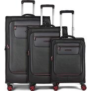 Worldpack Oxford 4 wielen Kofferset 3-delig met uitbreidingsplooi Productbeeld