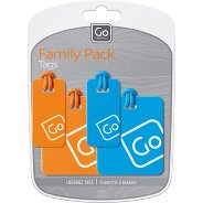 Go Travel Adresetiket set 4 stuks. Productbeeld