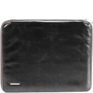 Piquadro Blauwe vierkante schrijfmap A4 leer 27 cm Productbeeld