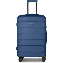 d&n South Dakota 4 wielen Trolley M 66 cm met uitbreidingsplooi  variant 3