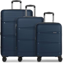 d&n Travel Line 4300-Plus 4 wielen Kofferset 3-delig met uitbreidingsplooi  variant 2