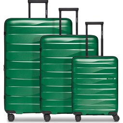 Bergpfeil Travel 4-wiel kofferset, 3-delig, met rekbare vouw  variant 3