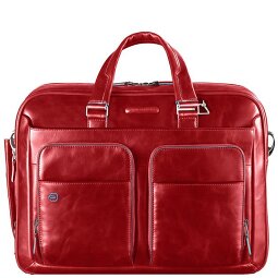 Piquadro Blauwe Square Briefcase III Leder 39 cm Laptopcompartiment  variant 3