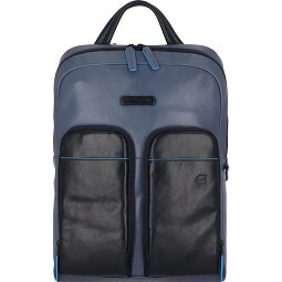 Piquadro Blauwe Revamp Rugzak RFID Leer 42 cm Laptopcompartiment  variant 2
