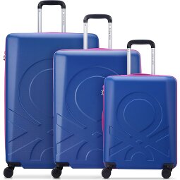 Delsey Paris x United Colors of Benetton Fabrica 4-wiel kofferset 3-delig.  variant 1