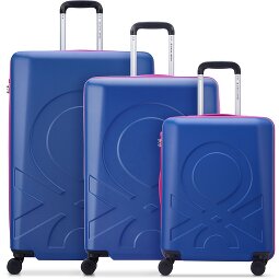 Delsey Paris x United Colors of Benetton Fabrica 4-wiel kofferset 3-delig.  variant 2