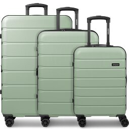 Saxoline Miami 4 wielen Kofferset 3-delig met uitbreidingsplooi  variant 4