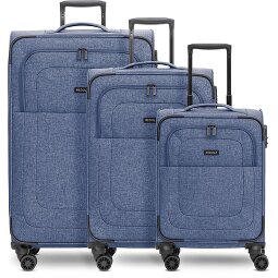 Redolz Essentials 12 THREE SET 4 wielen Kofferset 3-delig met uitbreidingsplooi  variant 2