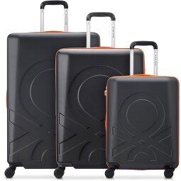 Delsey Paris x United Colors of Benetton Fabrica 4-wiel kofferset 3-delig.  variant 1