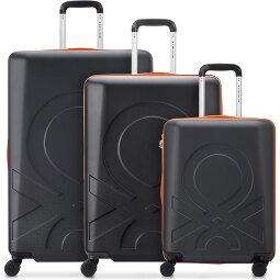 Delsey Paris x United Colors of Benetton Fabrica 4-wiel kofferset 3-delig.  variant 1