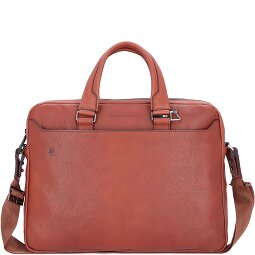 Piquadro Zwarte vierkante aktetas Leer 40 cm  variant 1