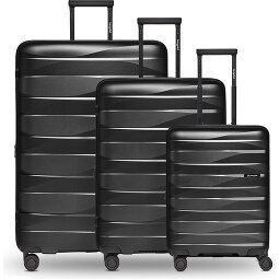 Bergpfeil Travel 4-wiel kofferset, 3-delig, met rekbare vouw  variant 2