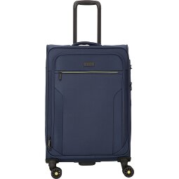 d&n Travel Line 9704 4 wielen Trolley M 68 cm met uitbreidingsplooi  variant 2