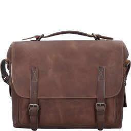 aunts & uncles The Workmates Big Fella Briefcase Leer 39 cm Laptopcompartiment  variant 2