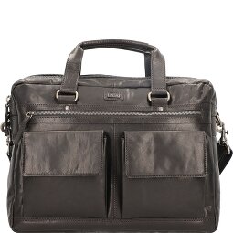 Spikes & Sparrow Aktetas leer 41 cm laptop compartiment  variant 1