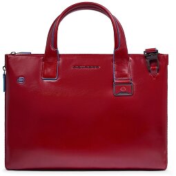 Piquadro Blue Square Shopper Tas Leer 38 cm Laptop compartiment met uitbreidingsplooi  variant 5