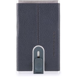 Piquadro Zwart Vierkant Creditcardetui RFID Leer 6 cm  variant 2