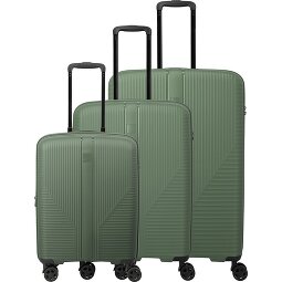 Travelite Air Stripe 4 wielen Kofferset 3-delig met uitbreidingsplooi  variant 1