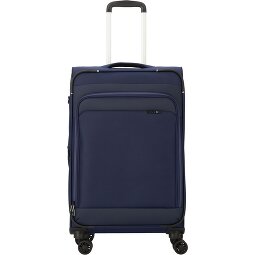 d&n Travel Line 9504 4 wielen Trolley M 67 cm met uitbreidingsplooi  variant 2