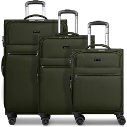 bugatti Valencia Soft 4 wielen Kofferset 3-delig met uitbreidingsplooi  variant 3