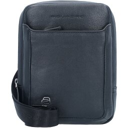 Piquadro Zwarte vierkante schoudertas leer 17 cm  variant 3