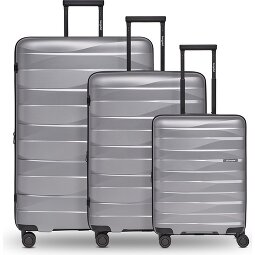 Bergpfeil Travel 4-wiel kofferset, 3-delig, met rekbare vouw  variant 1