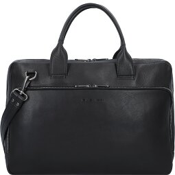 Plevier Vintage Larry Koffer Leer 40 cm Laptop compartiment  variant 2