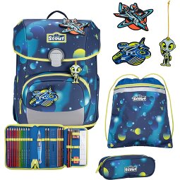 Scout Neo LED Schooltas set 8-delig  variant 1 Scout Neo LED Schooltas set 8-delig  variant 1