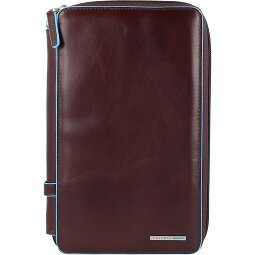 Piquadro Blauw vierkant reisetui leer 14 cm  variant 2
