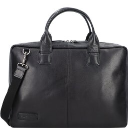 Plevier Rock Basalt Koffer Leer 41 cm Laptop compartiment  variant 3