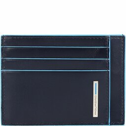 Piquadro Blauwe vierkante creditcard etui RFID Leer 11,5 cm  variant 3