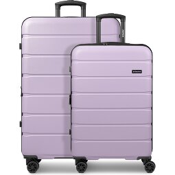 Saxoline Miami-kofferset met 4 wielen, maten S en L, met uitbreidingsplooi  variant 2