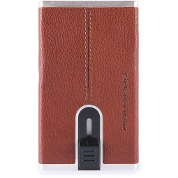 Piquadro Zwart Vierkant Creditcardetui RFID Leer 6 cm  variant 3