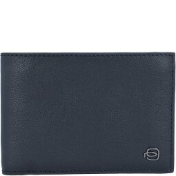 Piquadro Zwarte Vierkante Portemonnee RFID Leer 12,5 cm  variant 2