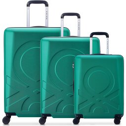 Delsey Paris x United Colors of Benetton Fabrica 4-wiel kofferset 3-delig.  variant 2