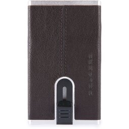 Piquadro Zwart Vierkant Creditcardetui RFID Leer 6 cm  variant 4